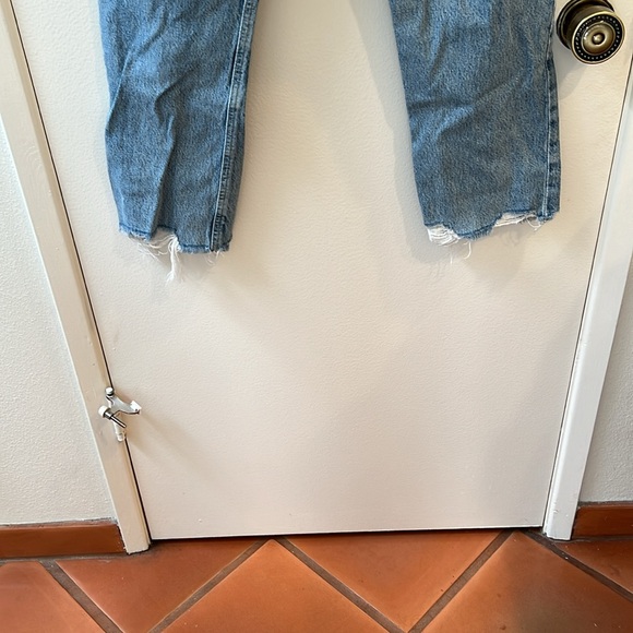 Agolde Riley High Rise Straight Cropped - Size 27 - Picture 6 of 6